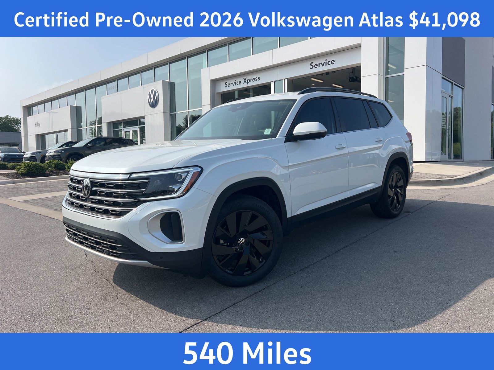 Opal White Pearl 2026 Volkswagen Atlas SE 4Motion with Technology SUV / Crossover All-Wheel Drive 8-Speed Automatic