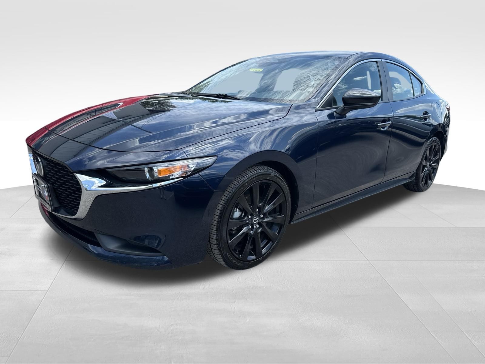 Deep Crystal Blue Mica 2024 Mazda MAZDA3 Sedan Front-Wheel Drive 6-Speed Automatic