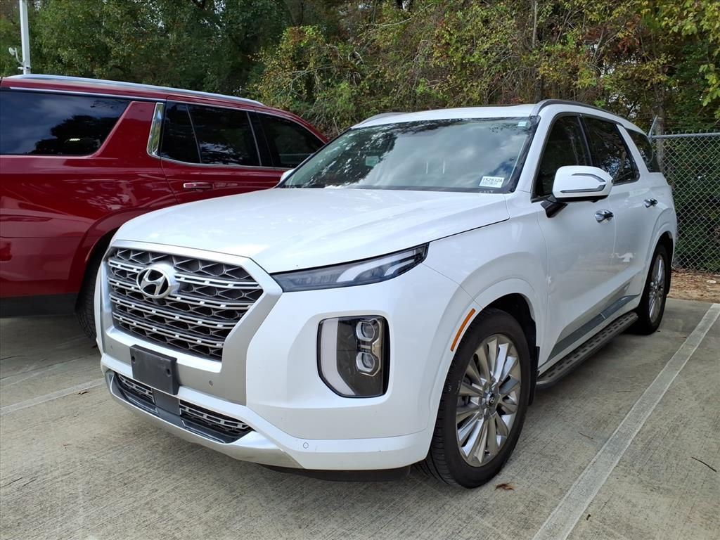 2020 Hyundai Palisade Limited White at North Houston Mitsubishi