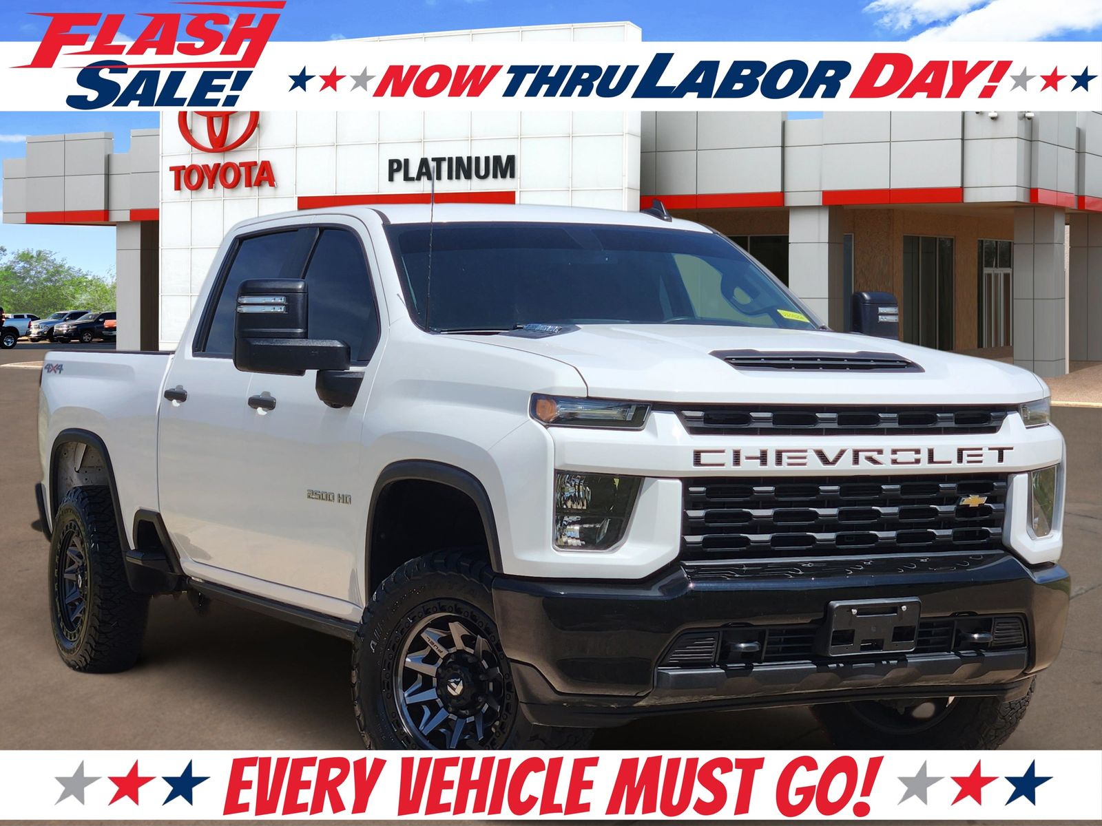 Summit White 2023 Chevrolet Silverado 2500HD Pickup Truck Four-Wheel Drive Automatic