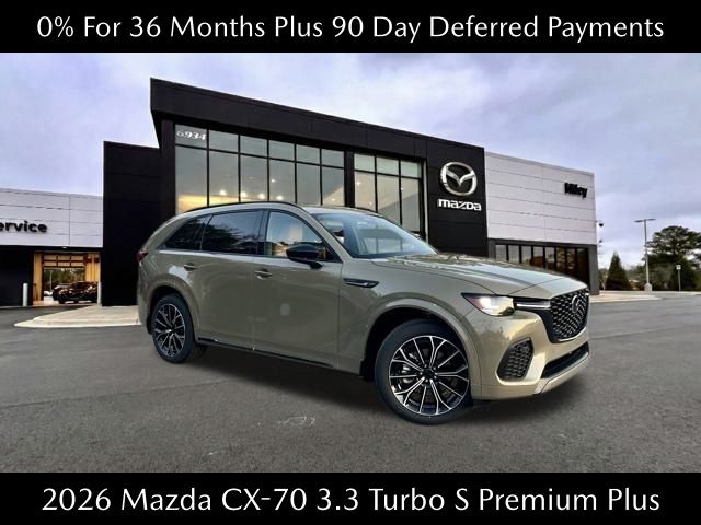 Zircon Sand Metallic 2026 Mazda CX-70 SUV / Crossover All-Wheel Drive 8-Speed Automatic