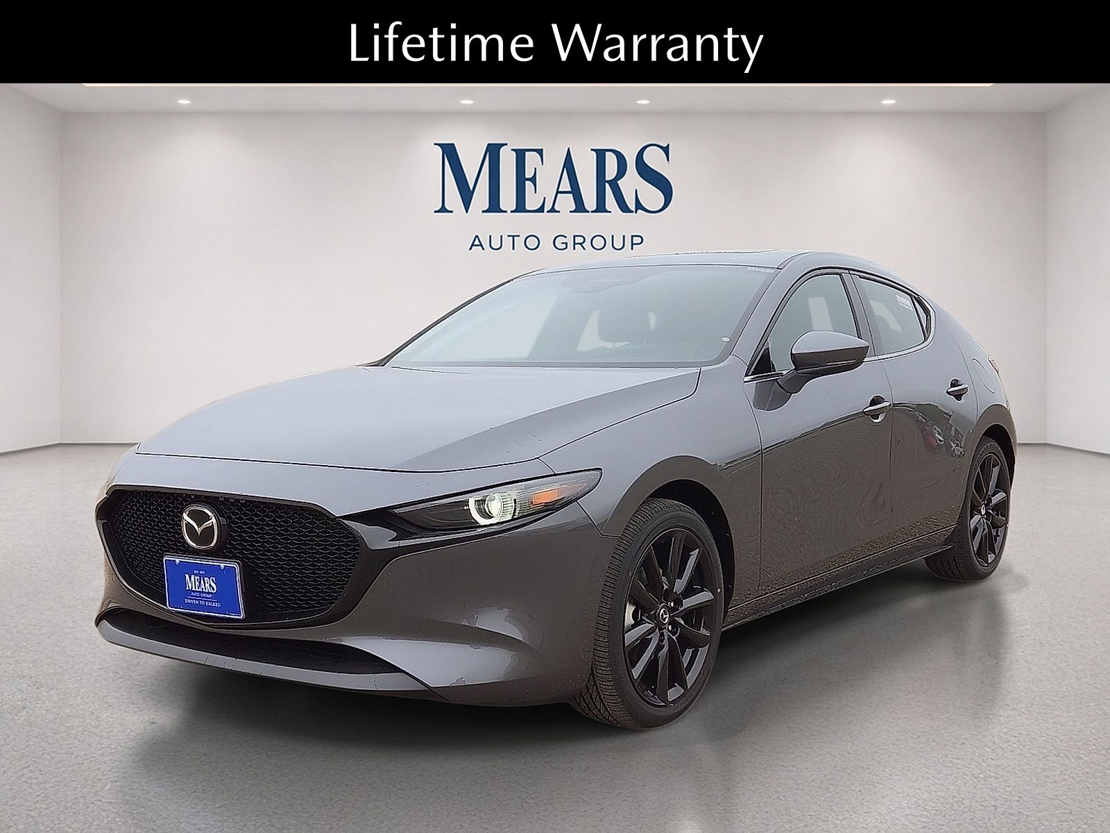 Machine Gray Metallic 2026 Mazda MAZDA3 Hatchback Front-Wheel Drive 6-Speed Manual