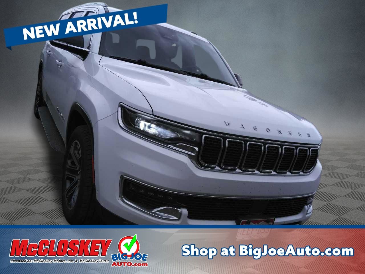 Bright White Clearcoat 2023 Jeep Wagoneer L Series II 4WD SUV / Crossover Four-Wheel Drive 8-Speed Automatic