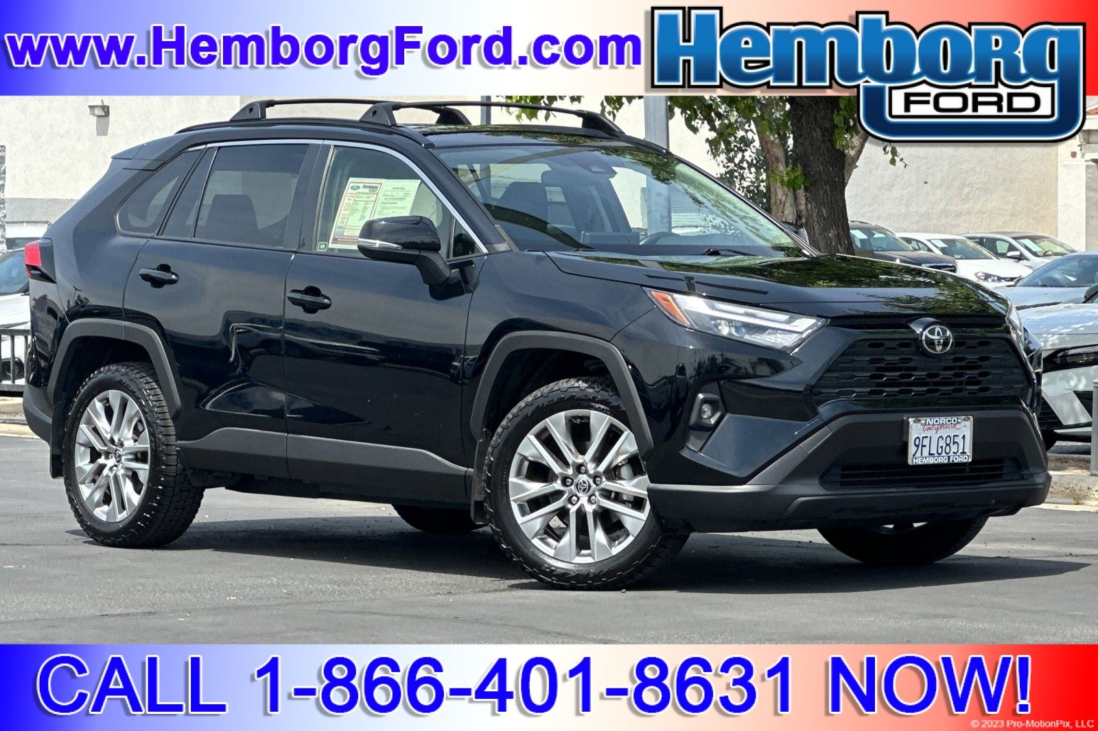 Midnight Black Metallic 2023 Toyota RAV4 XLE Premium FWD SUV / Crossover Front-Wheel Drive 8-Speed Automatic