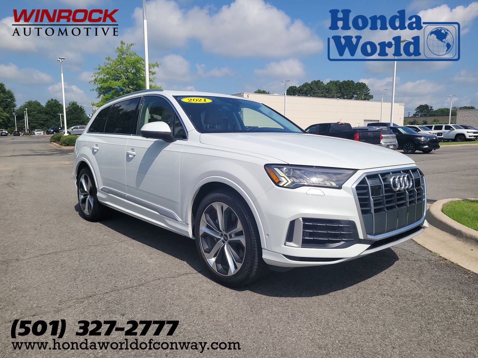 Glacier White 2021 Audi Q7 quattro Prestige 55 TFSI SUV / Crossover All-Wheel Drive 8-Speed Automatic