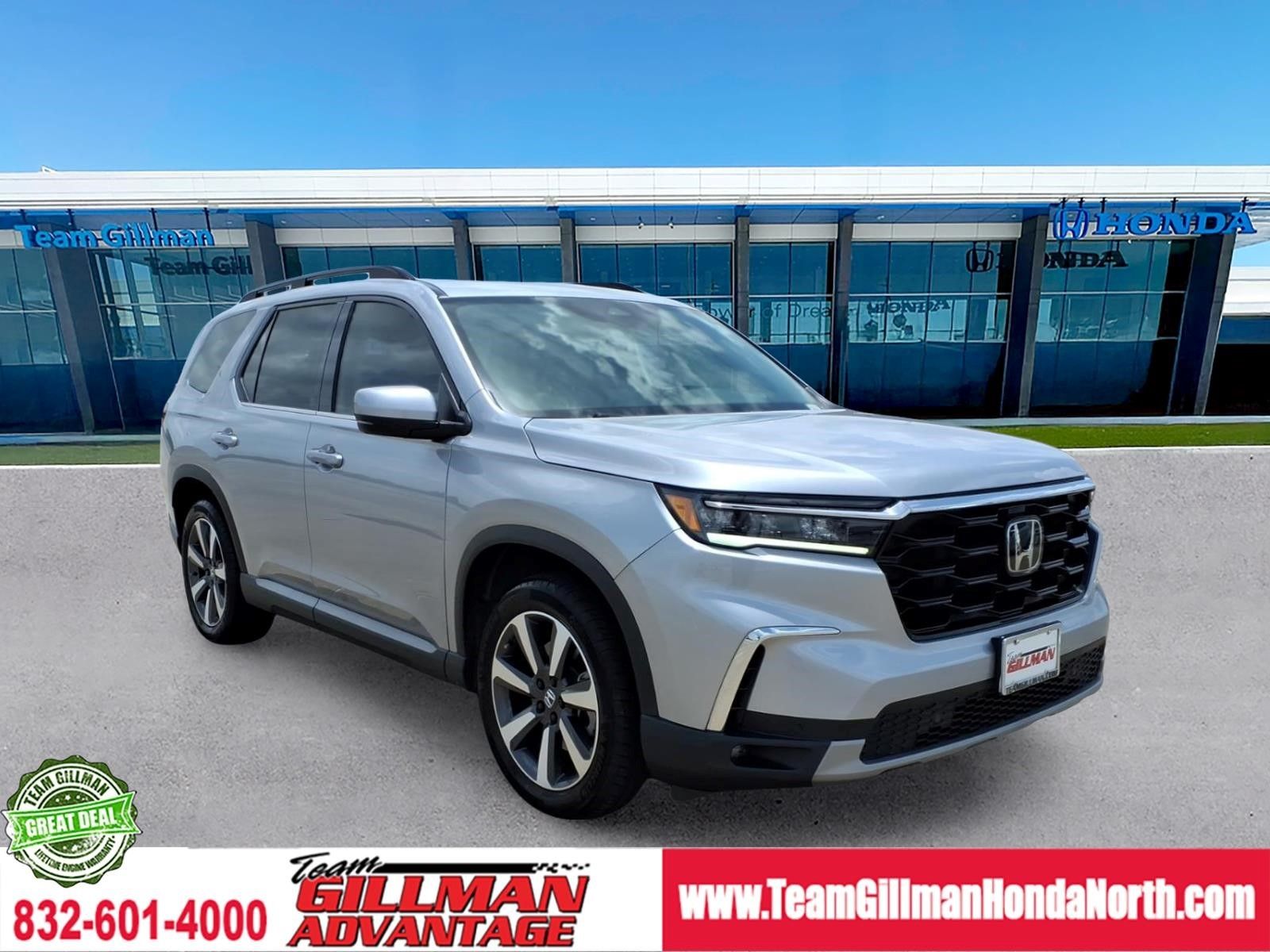 Lunar Silver Metallic 2023 Honda Pilot SUV / Crossover Front-Wheel Drive Automatic