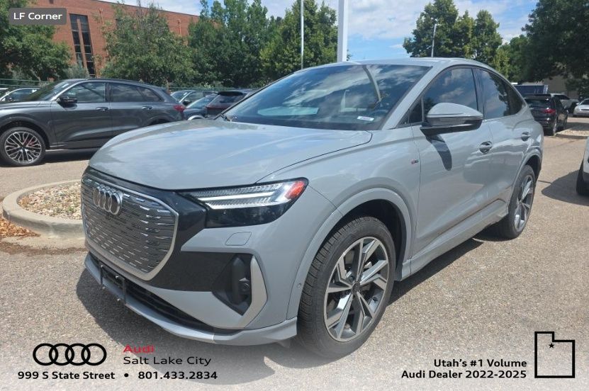 Pebble Gray 2023 Audi Q4 e-tron Sportback Sedan All-Wheel Drive Automatic