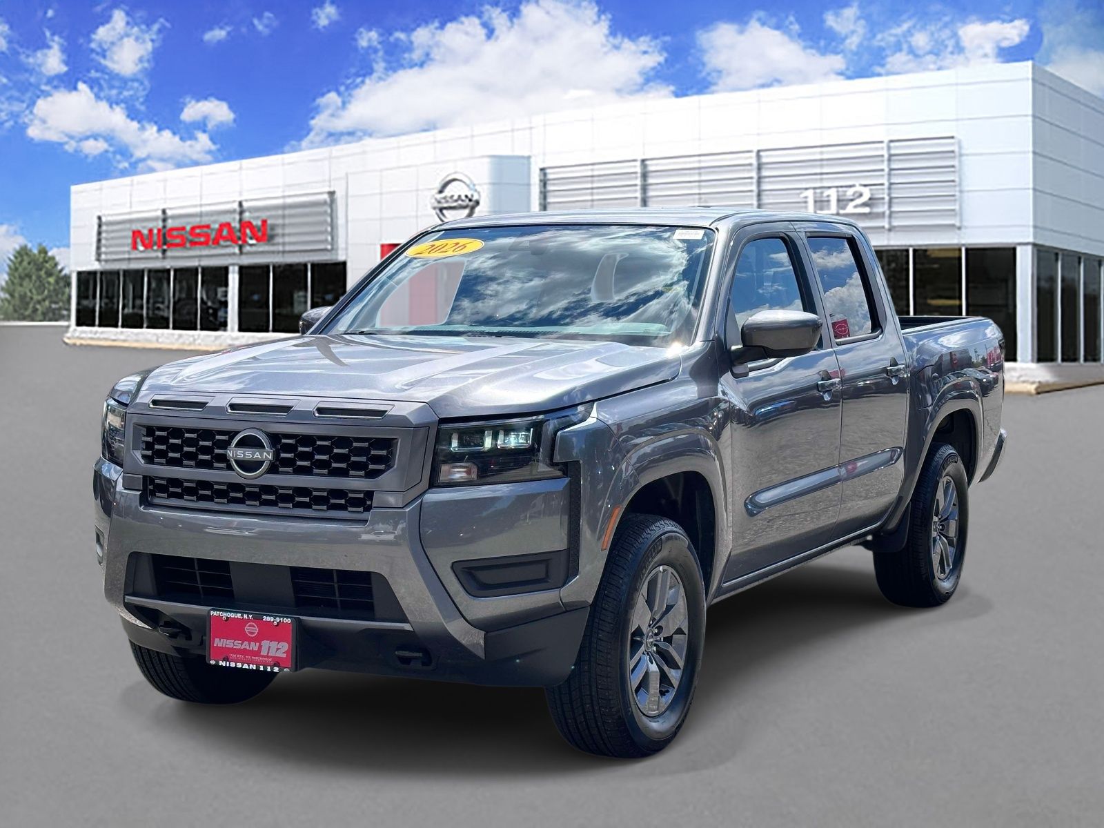 Gray (Gun Metallic) 2026 Nissan Frontier Pickup Truck Four-Wheel Drive 9-Speed Automatic Overdrive
