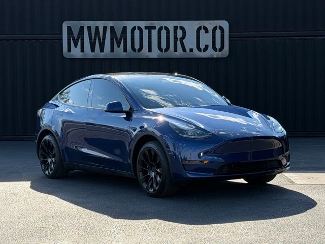 Blue 2024 Tesla Model Y SUV / Crossover Rear-Wheel Drive 1-Speed Automatic
