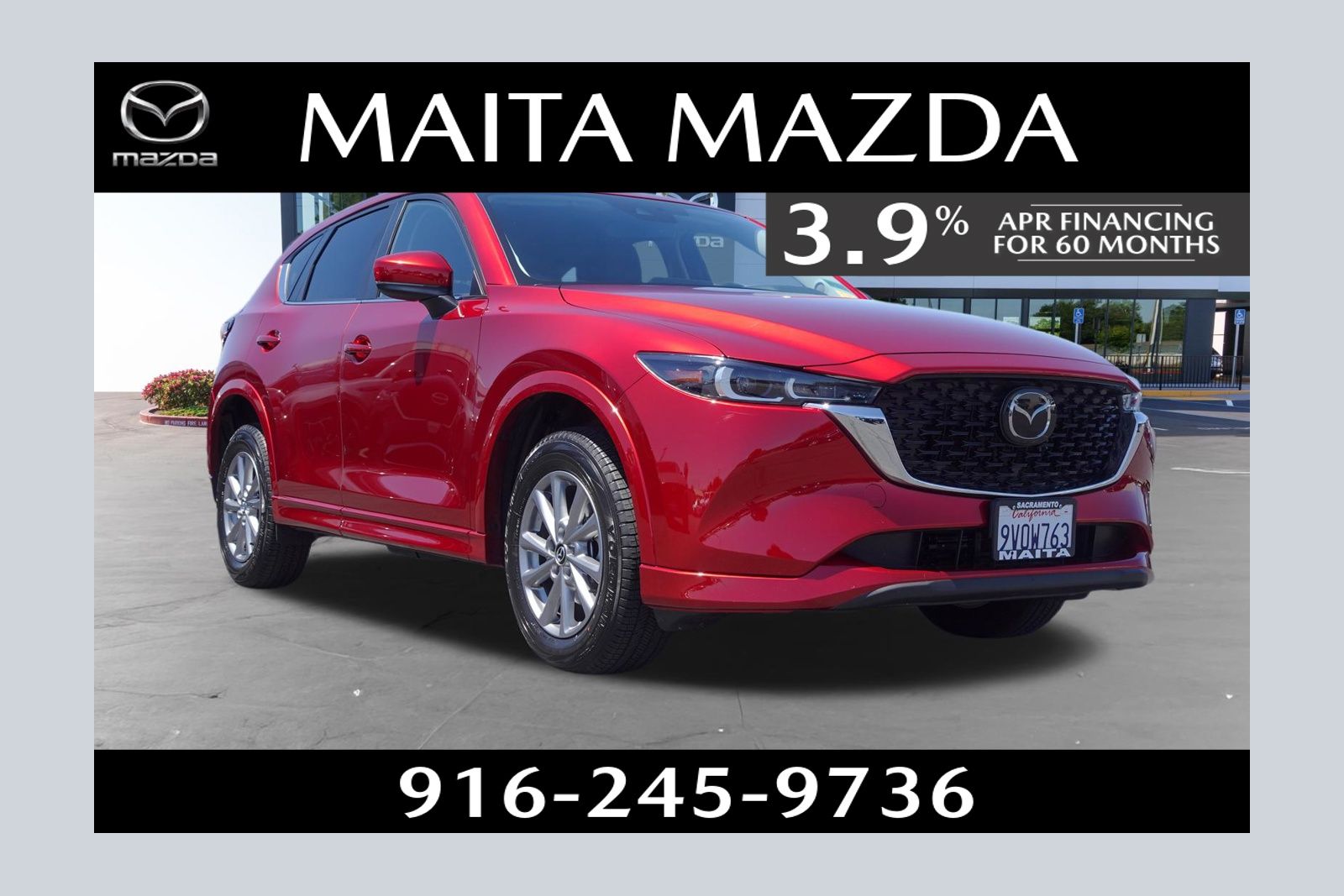 Soul Red Crystal Metallic 2025 Mazda CX-5 2.5 S Preferred AWD SUV / Crossover All-Wheel Drive 6-Speed Automatic