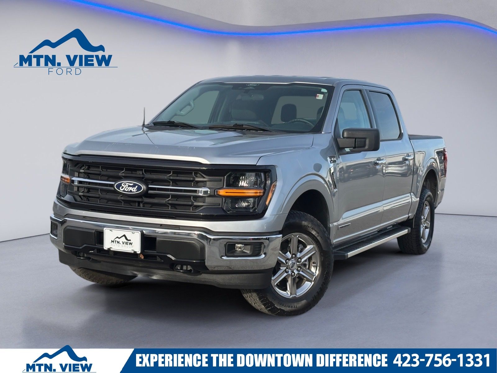 Silver Metallic 2025 Ford F-150 Pickup Truck Four-Wheel Drive Automatic