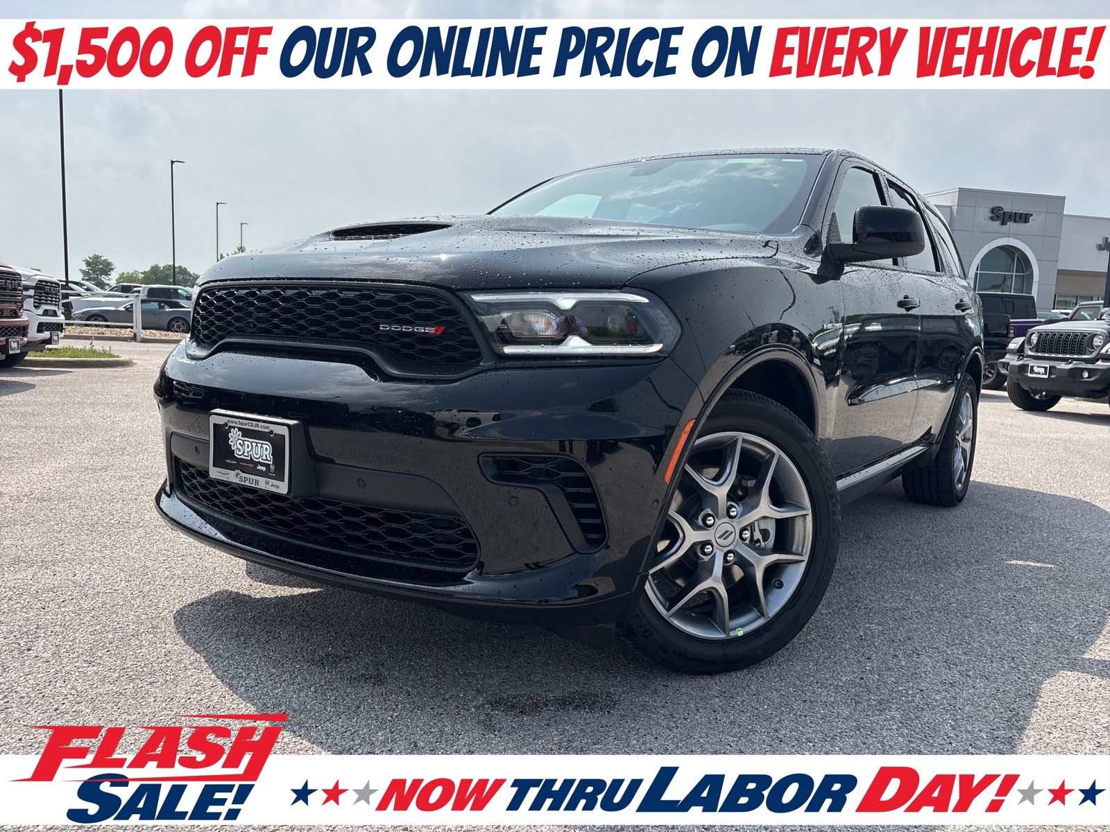 DB Black Crystal Clearcoat 2026 Dodge Durango SUV / Crossover All-Wheel Drive 8-Speed Automatic