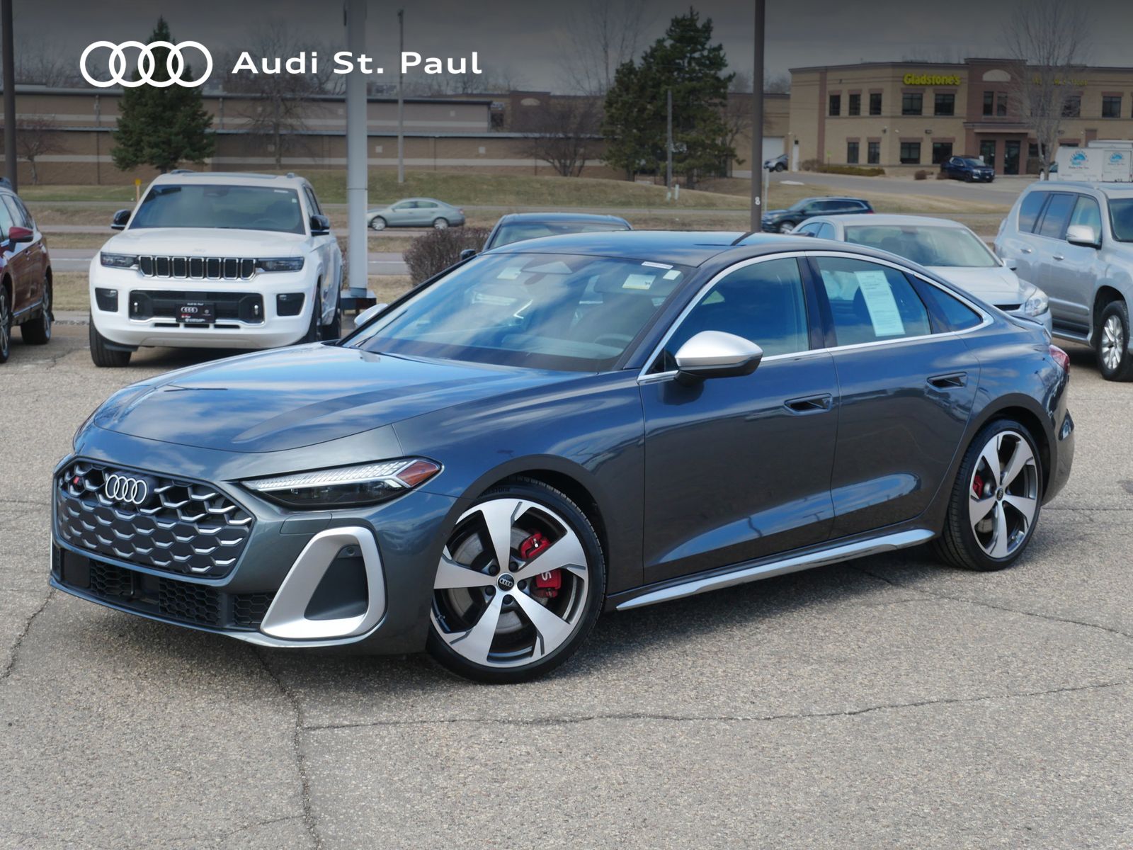 Daytona Gray Metallic 2025 Audi S5 3.0T quattro Premium Plus Sedan All-Wheel Drive 7-Speed Automatic