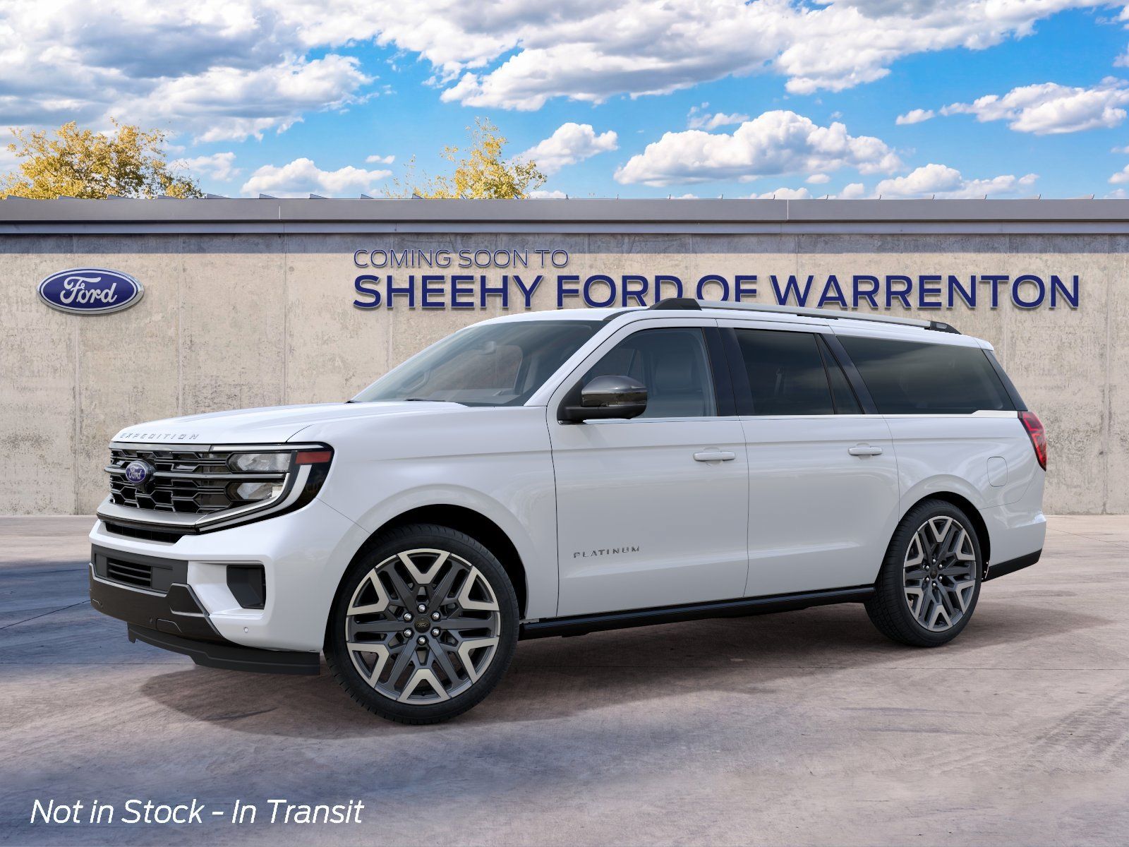 New 2027 Star White Metallic Tri-Coat Ford Platinum image 3