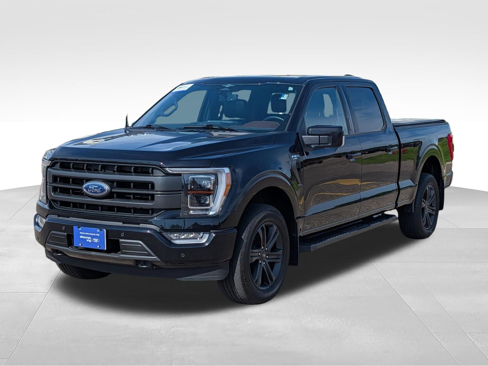 Agate Black Metallic 2023 Ford F-150 Lariat SuperCrew 4WD Pickup Truck Four-Wheel Drive Automatic