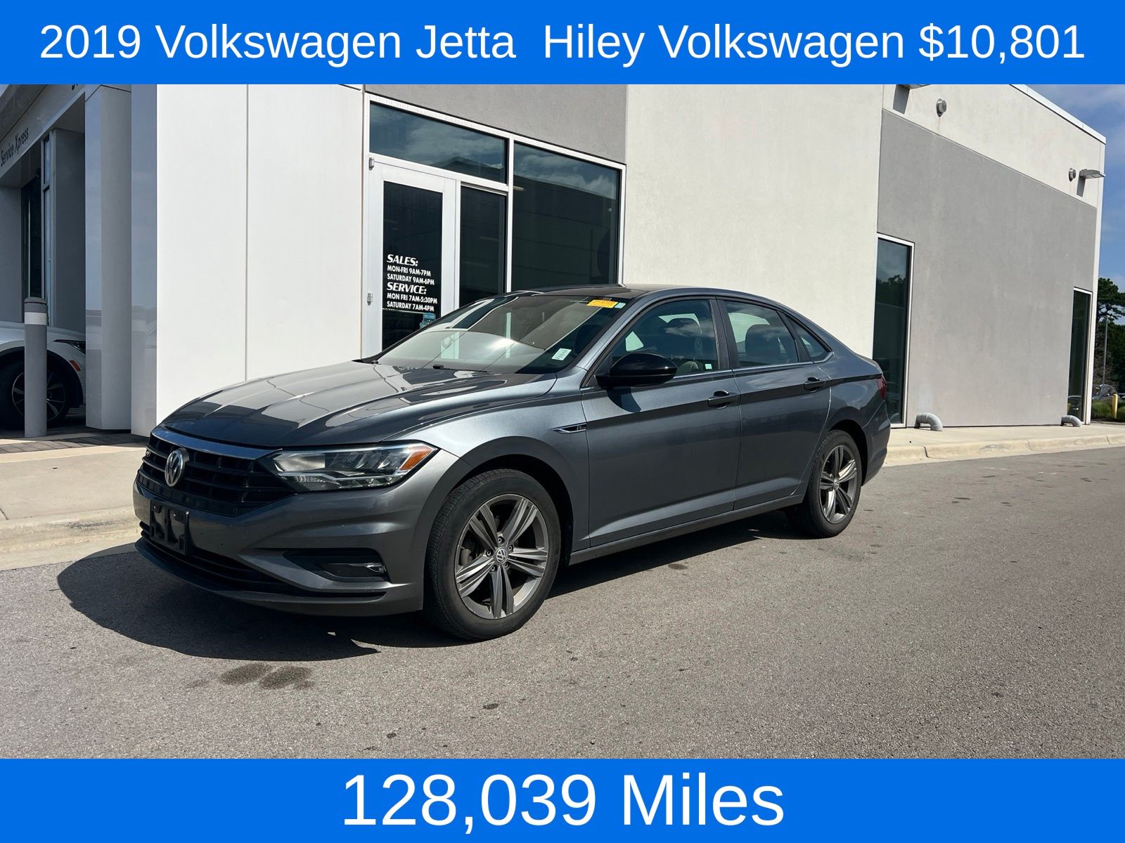 Platinum Gray Metallic 2019 Volkswagen Jetta Sedan Front-Wheel Drive 8-Speed Automatic