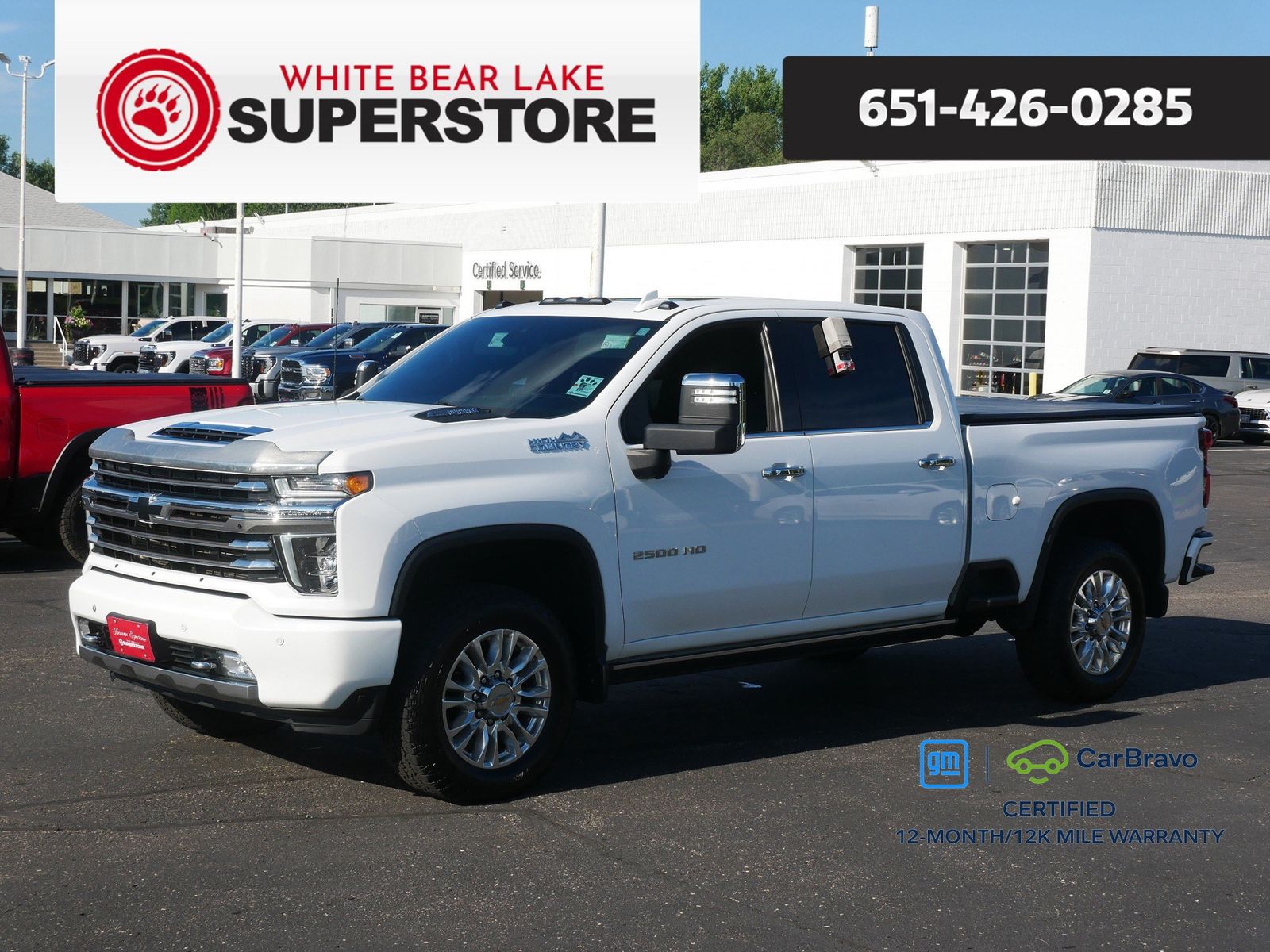 Summit White 2021 Chevrolet Silverado 2500HD Pickup Truck Four-Wheel Drive Automatic