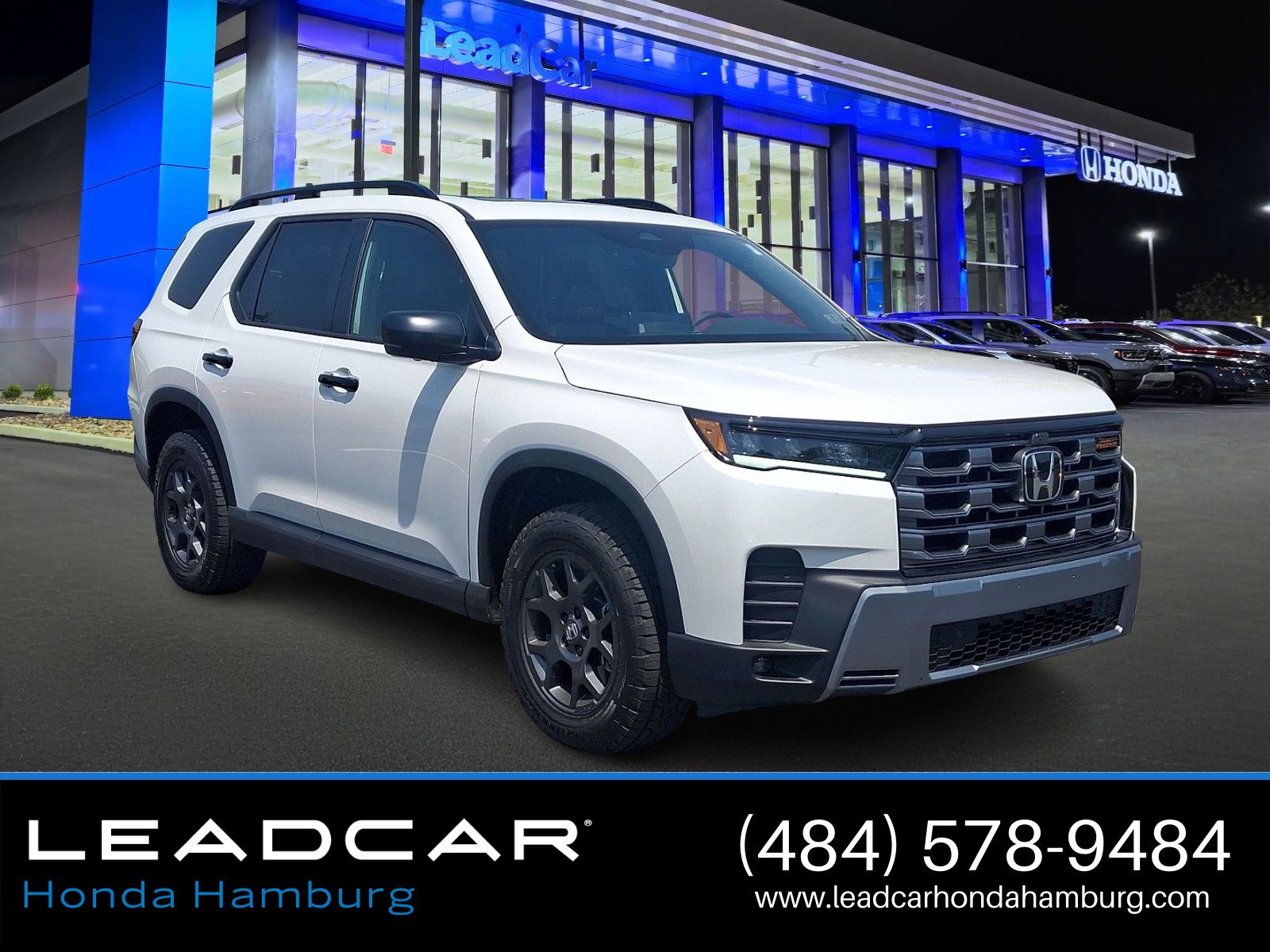 Platinum White Pearl 2026 Honda Pilot SUV / Crossover All-Wheel Drive Automatic