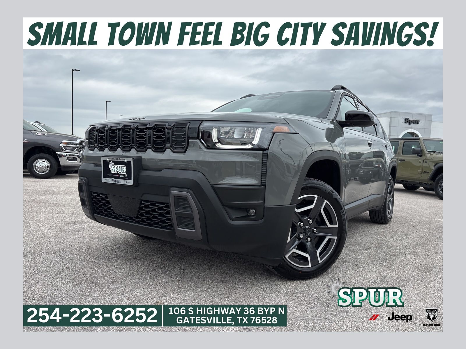 sting-gray clearcoat 2026 Jeep Cherokee Laredo 4WD SUV / Crossover Four-Wheel Drive Continuously Variable Transmission
