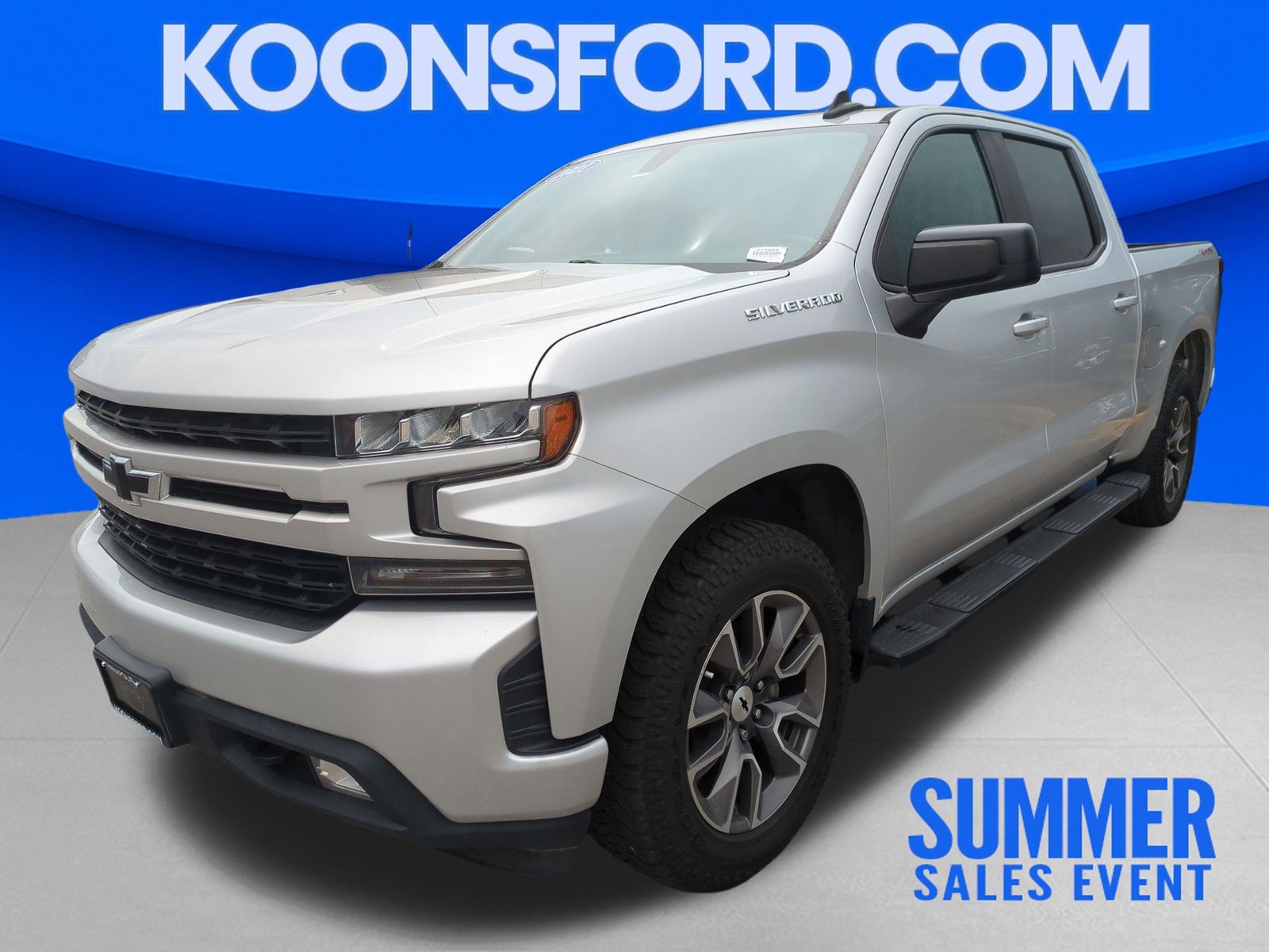 Silver Ice Metallic 2021 Chevrolet Silverado 1500 Pickup Truck Four-Wheel Drive 8-Speed Automatic