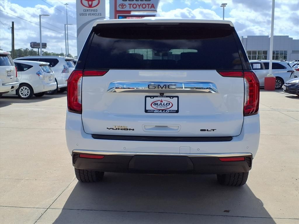2023 GMC Yukon XL SLT White at Classic Chevrolet Galveston