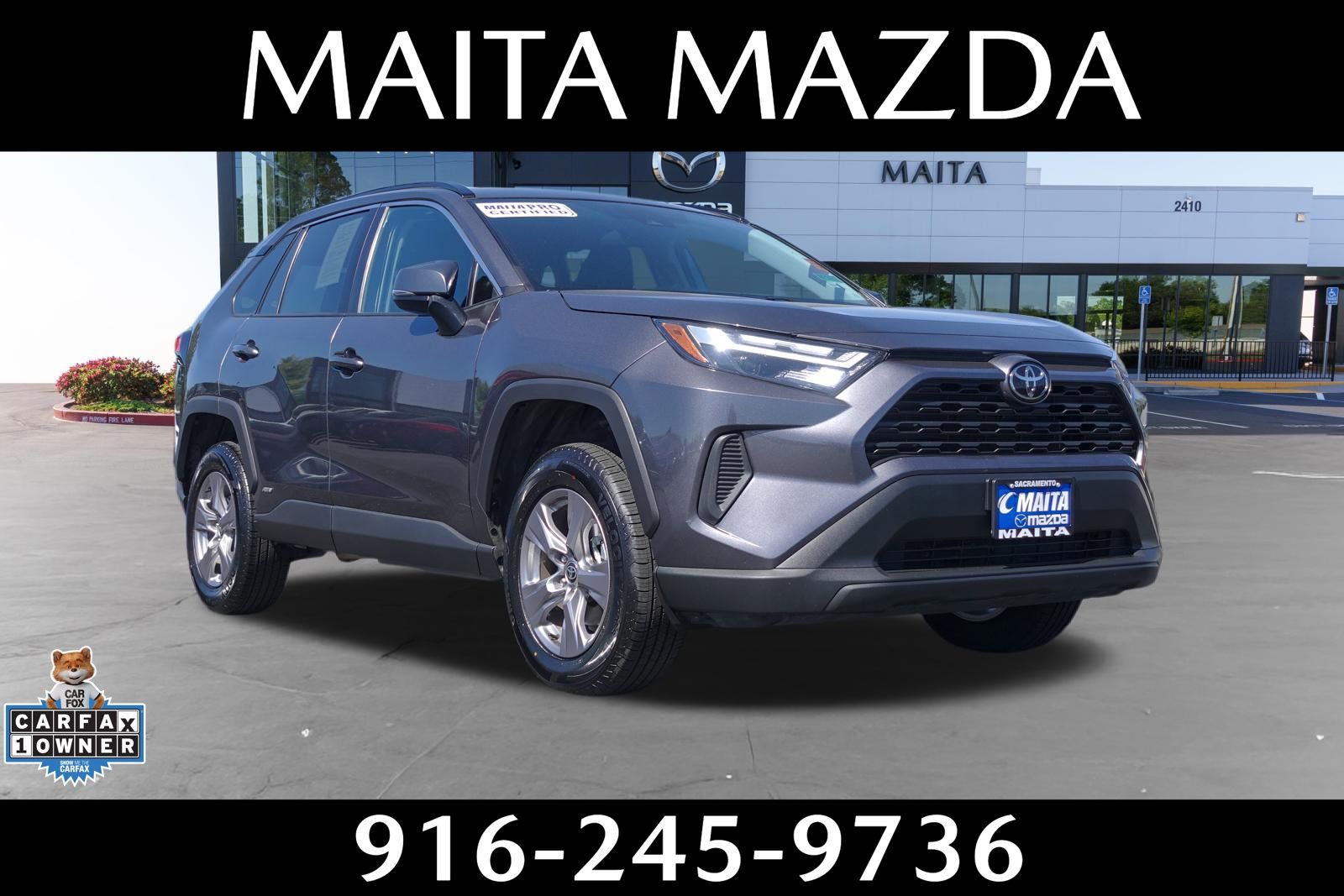 Magnetic Gray Metallic 2025 Toyota RAV4 Hybrid SUV / Crossover All-Wheel Drive Continuously Variable Transmission