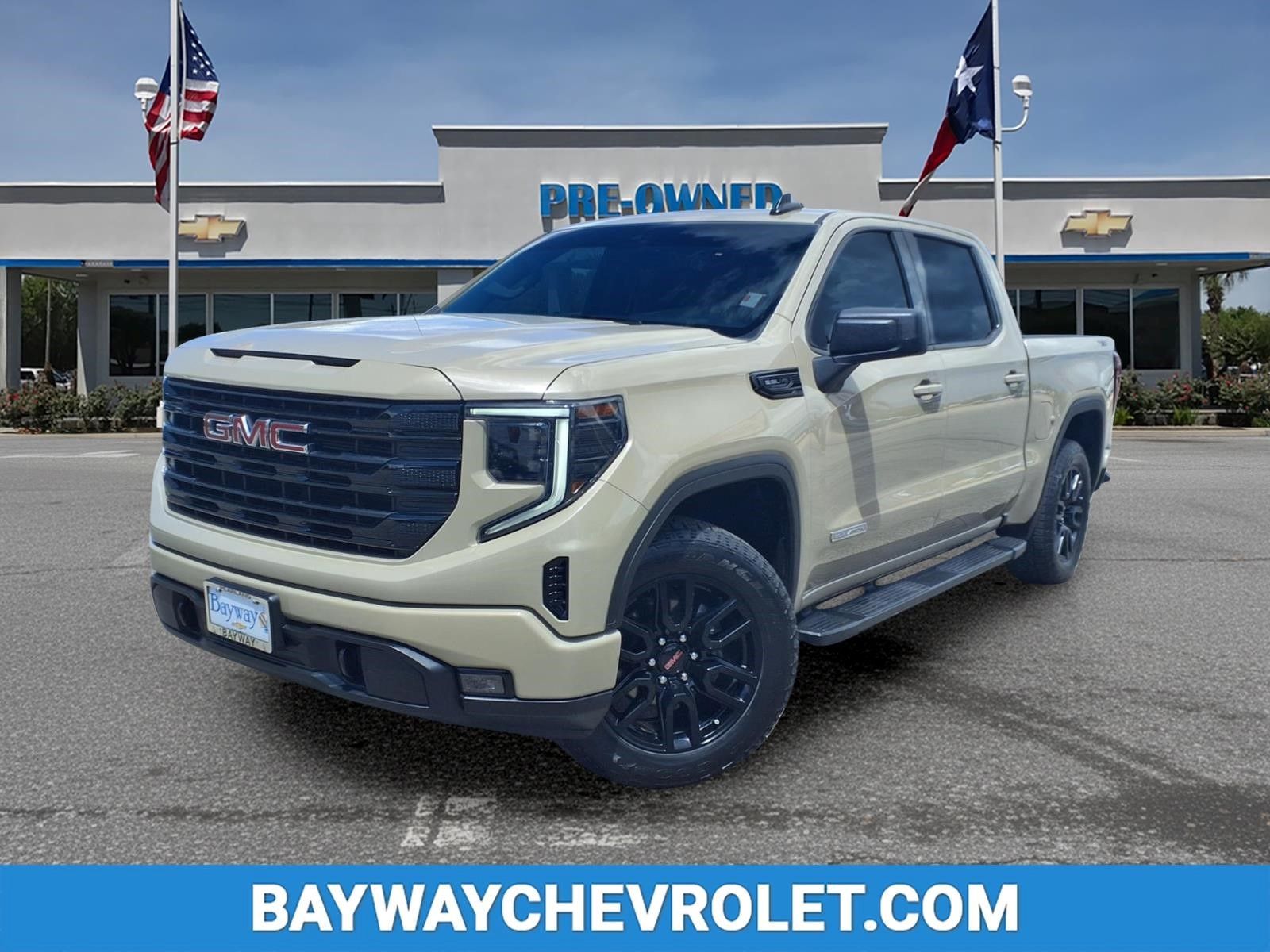 Desert Sand Metallic 2023 GMC Sierra 1500 Pickup Truck Four-Wheel Drive Automatic