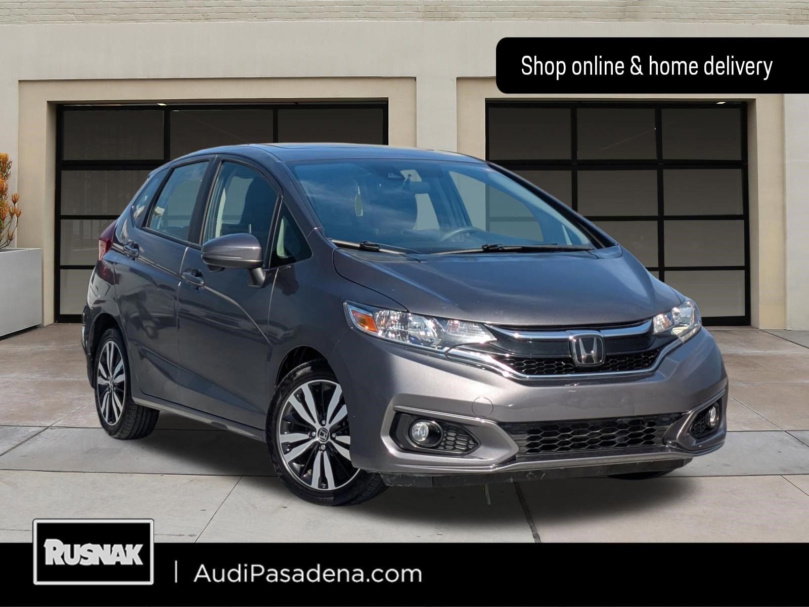 Gray (Modern Steel Metallic) 2018 Honda Fit EX Hatchback Front-Wheel Drive Continuously Variable Transmission