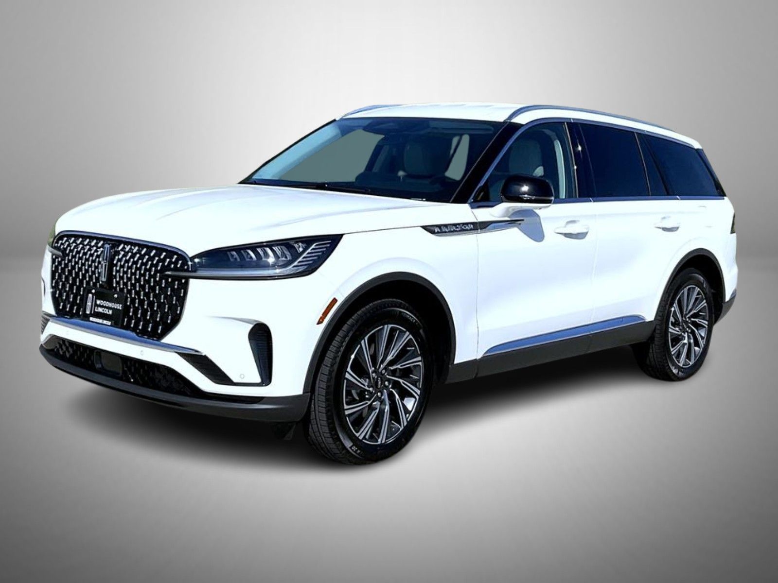 White Metallic 2026 Lincoln Aviator SUV / Crossover All-Wheel Drive Automatic