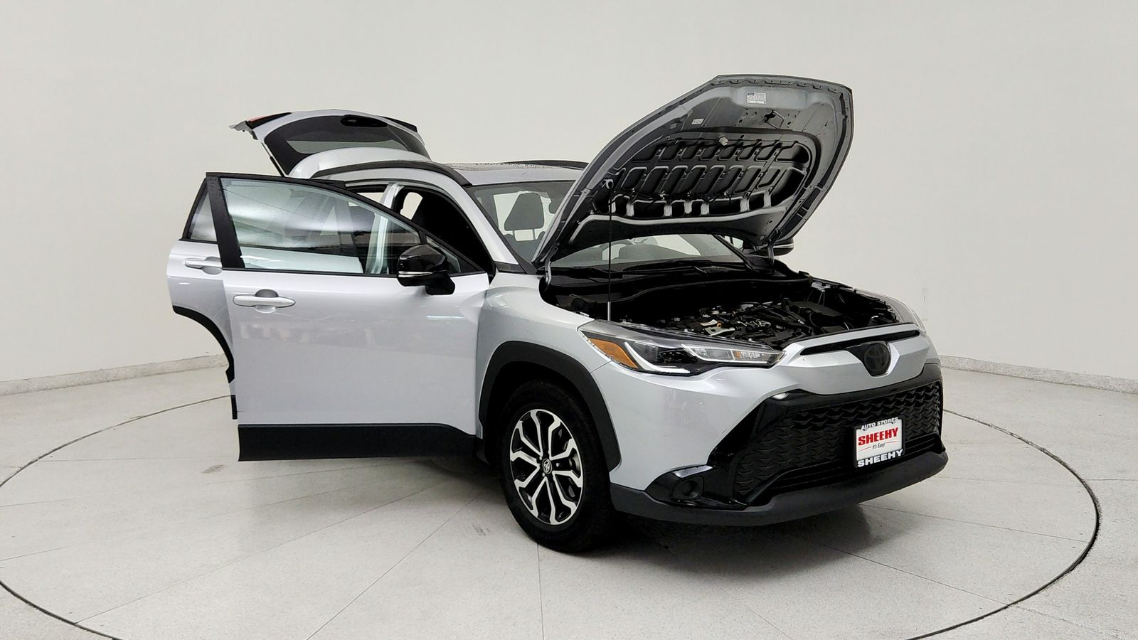 Used 2025 Silver Toyota Hybrid SE image 11