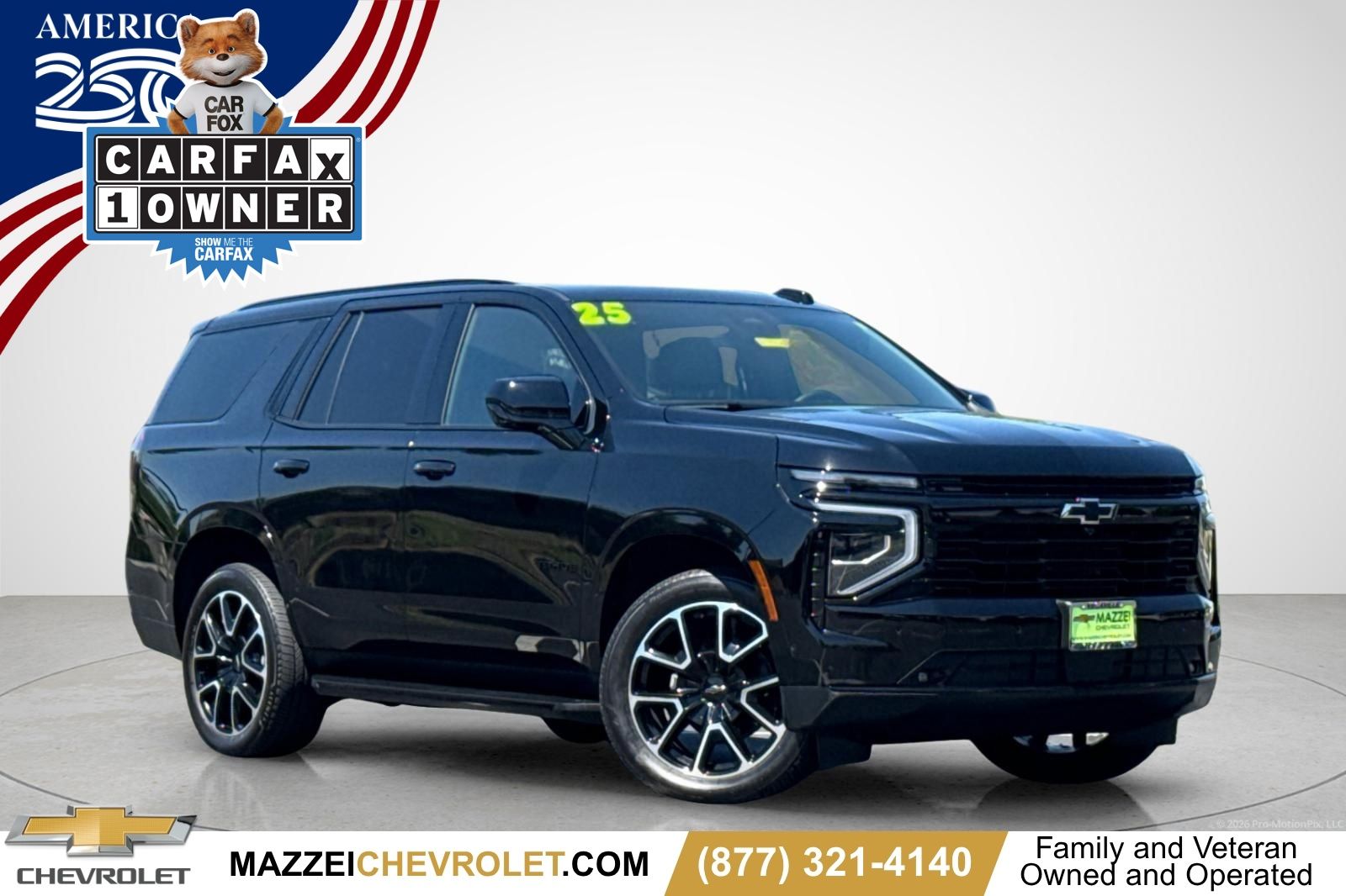 Black 2025 Chevrolet Tahoe SUV / Crossover Four-Wheel Drive