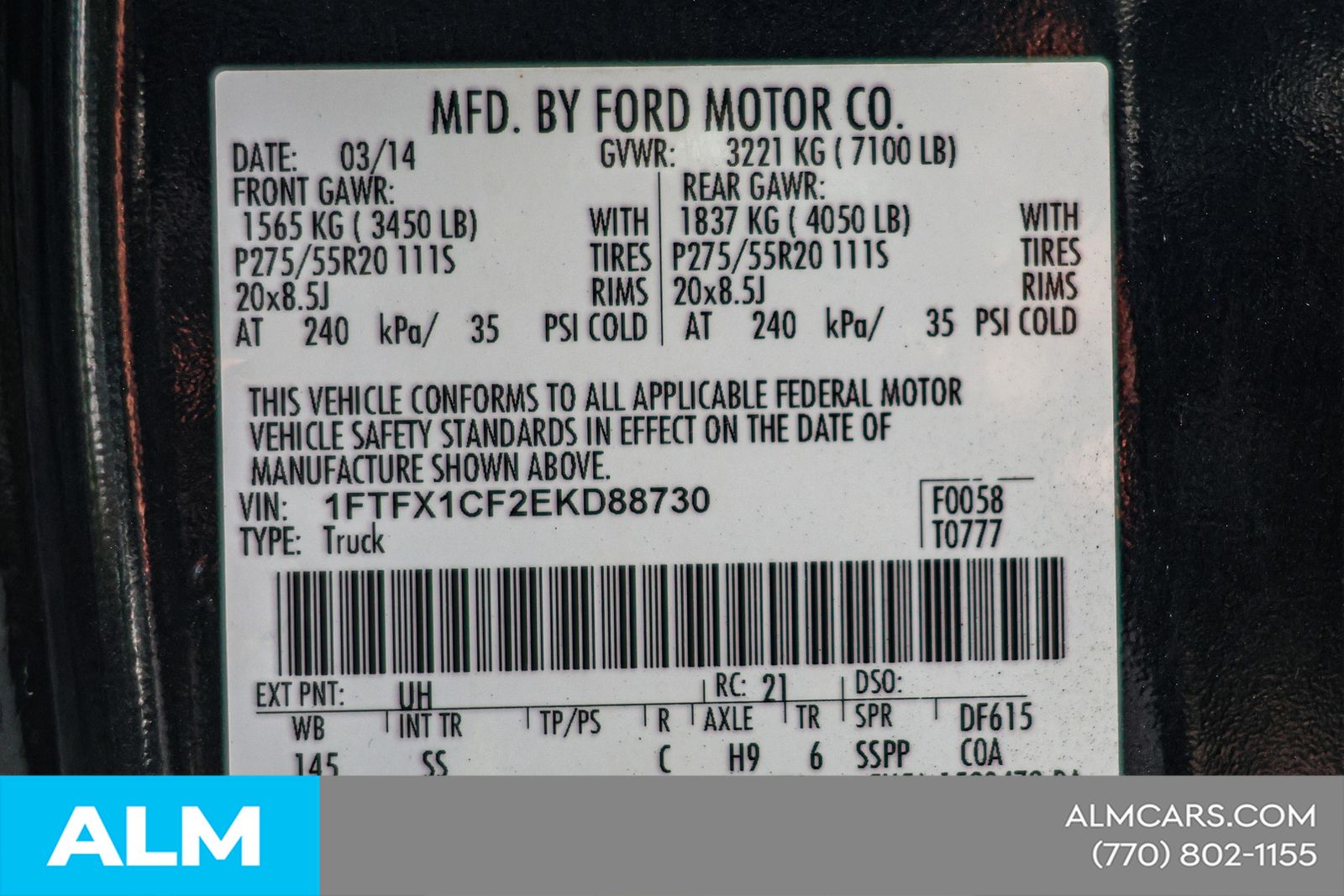 Used 2014 Black Ford STX Sport Pack w/ 5.0 V8 image 41