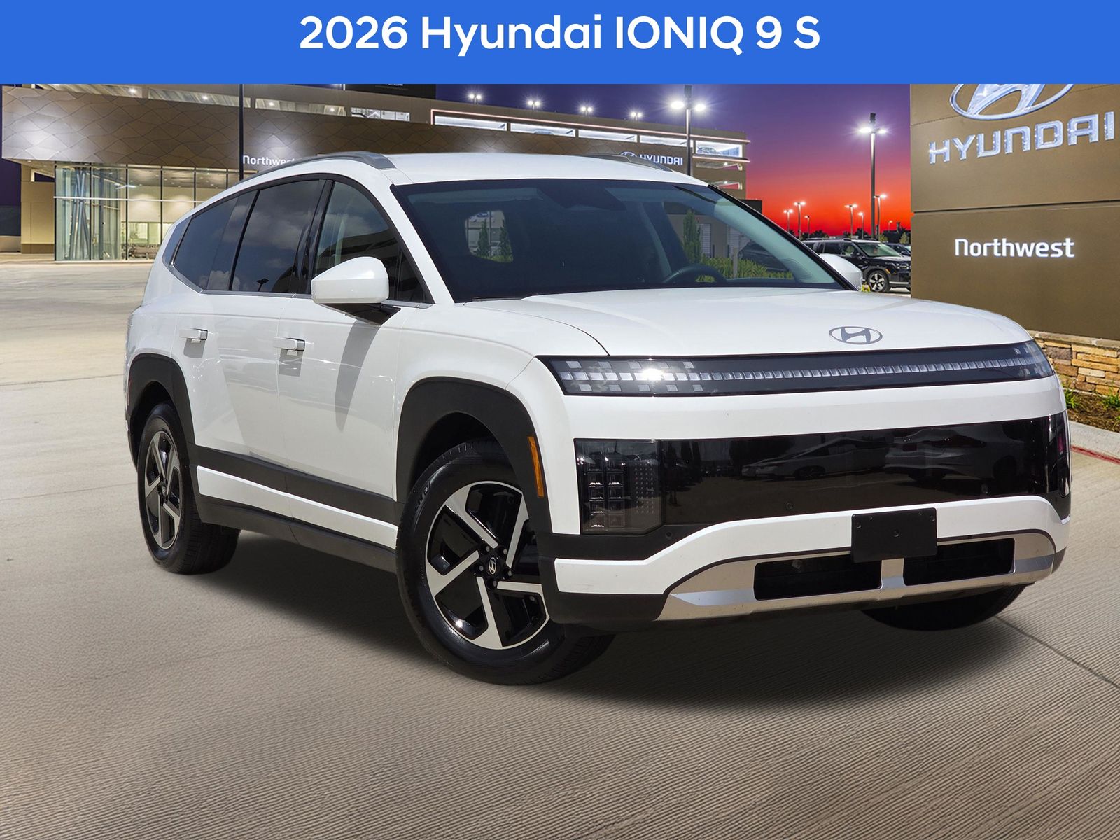 Snow White Pearl 2026 Hyundai Ioniq 9 SUV / Crossover Rear-Wheel Drive 1-Speed Automatic