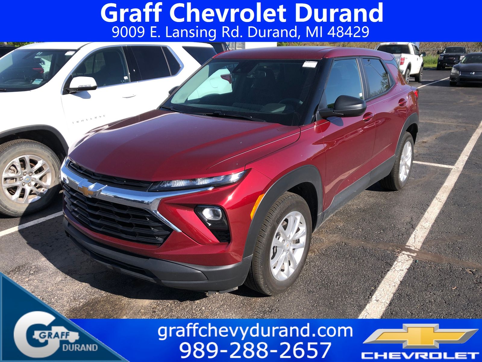 Red (Crimson Metallic) 2024 Chevrolet Trailblazer LS FWD SUV / Crossover Front-Wheel Drive Continuously Variable Transmission