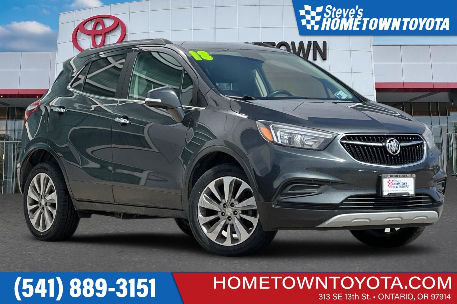 Graphite Gray Metallic 2018 Buick Encore Preferred AWD SUV / Crossover All-Wheel Drive 6-Speed Automatic Overdrive