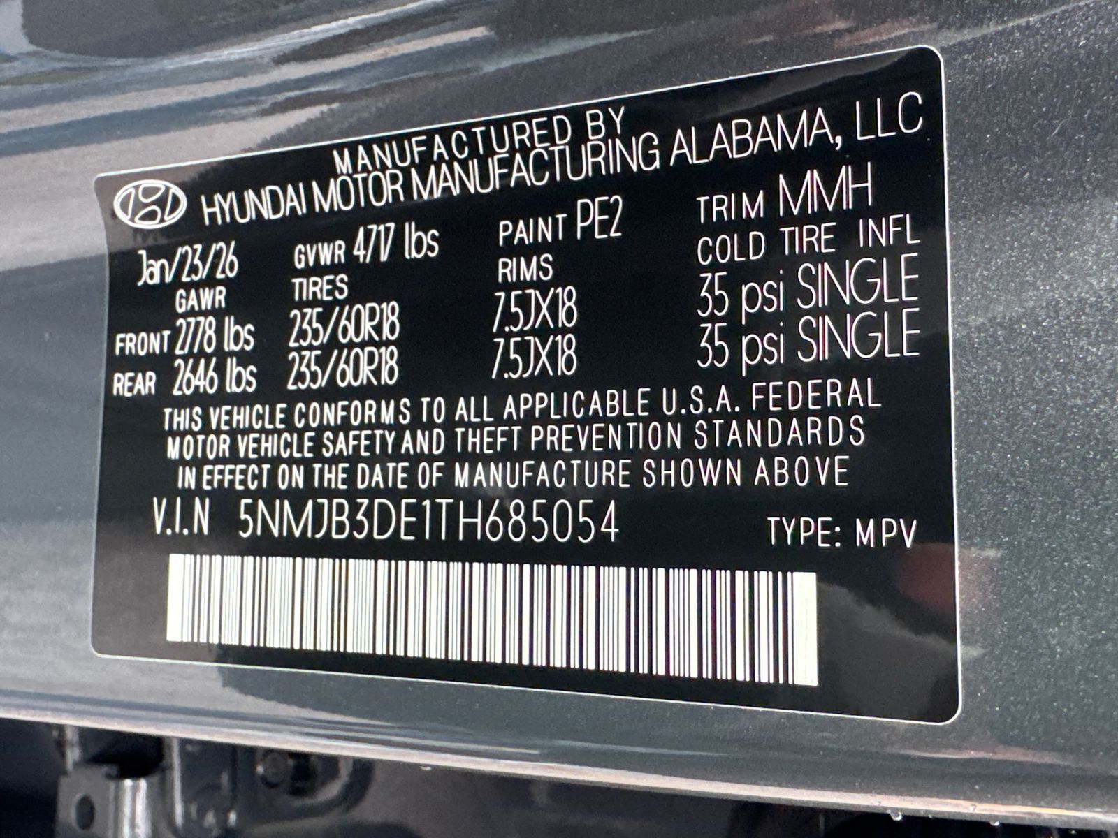 New 2026 Gray Hyundai SEL image 34