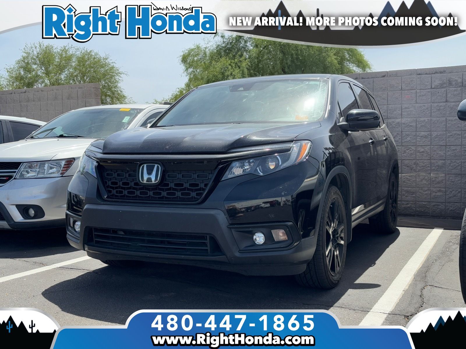 Crystal Black Pearl 2021 Honda Passport Sport FWD SUV / Crossover Front-Wheel Drive 9-Speed Automatic