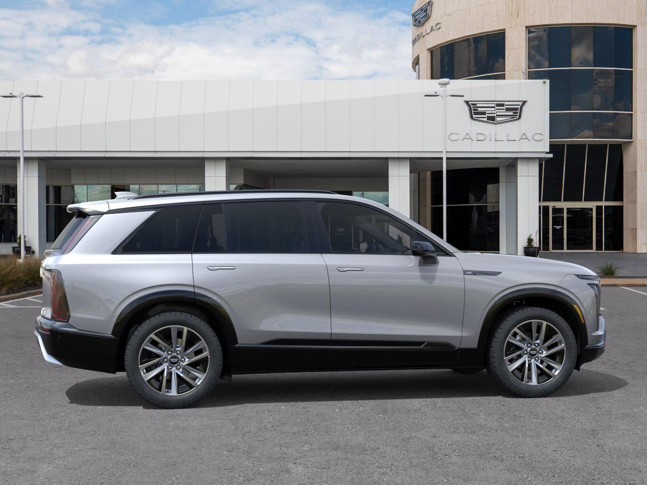 2027 Cadillac VISTIQ Sport Silver at Bayway Cadillac of The Woodlands
