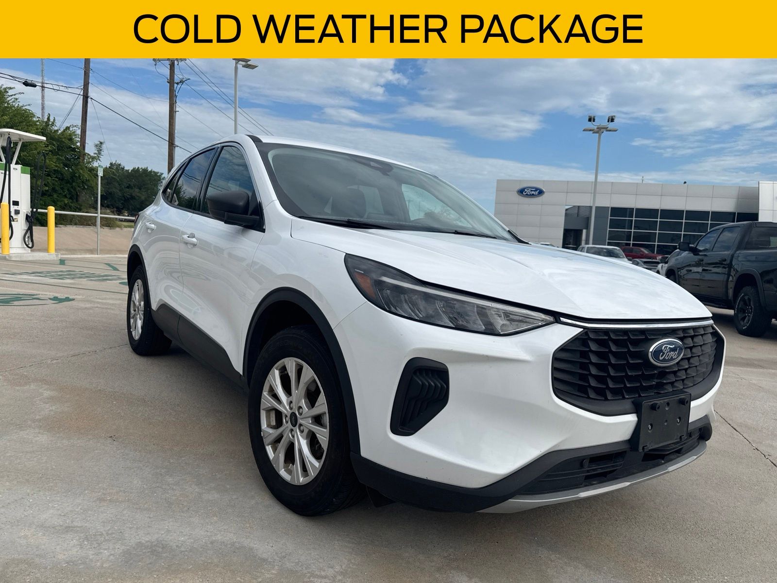 Oxford White 2024 Ford Escape SUV / Crossover All-Wheel Drive 8-Speed Automatic