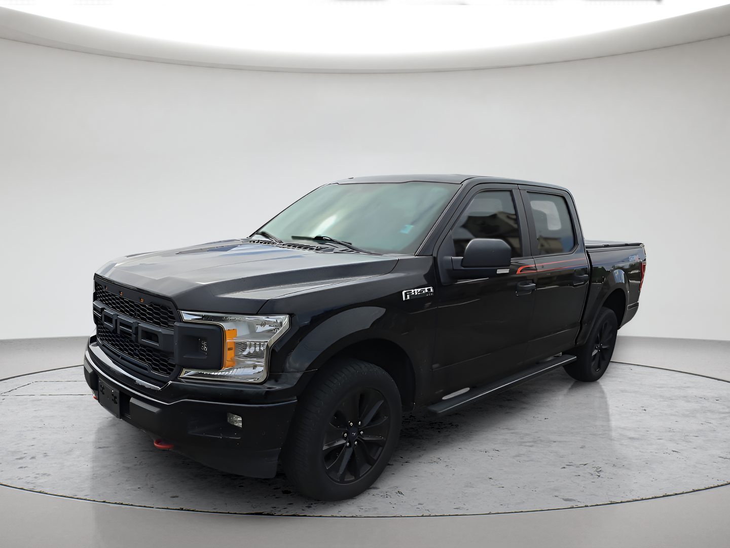 Agate Black Metallic 2020 Ford F-150 XL SuperCrew 4WD Pickup Truck Four-Wheel Drive Automatic