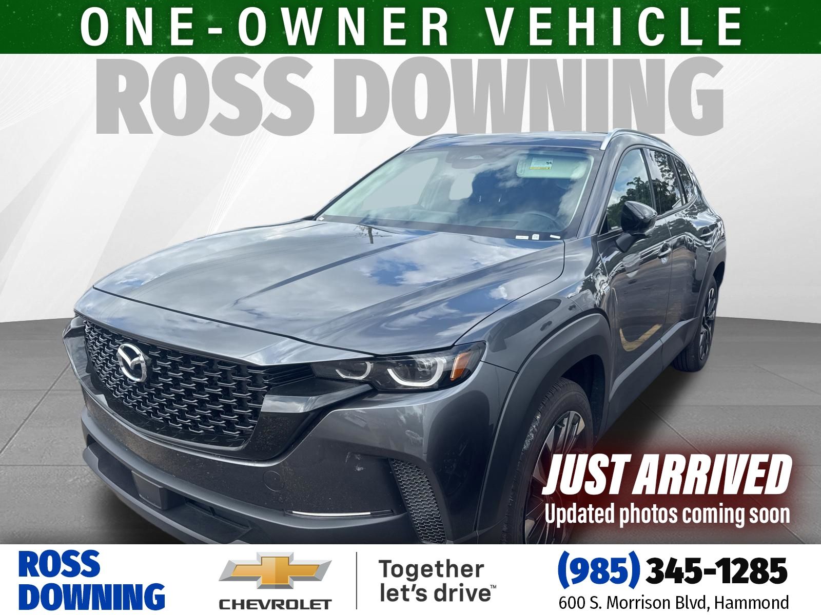 2025 Mazda CX-50 Hybrid Premium Plus Gray at Ross Downing Buick GMC