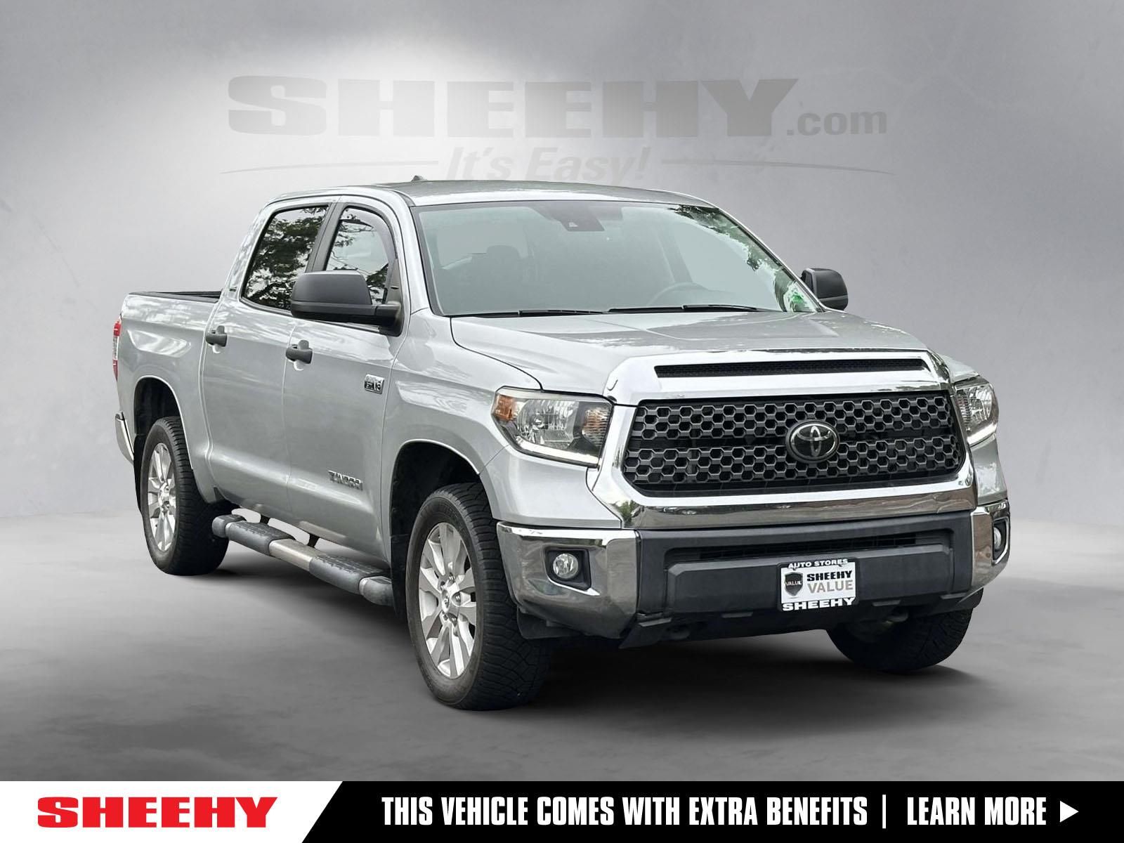 Silver Sky Metallic 2020 Toyota Tundra Pickup Truck Four-Wheel Drive 6-Speed Automatic