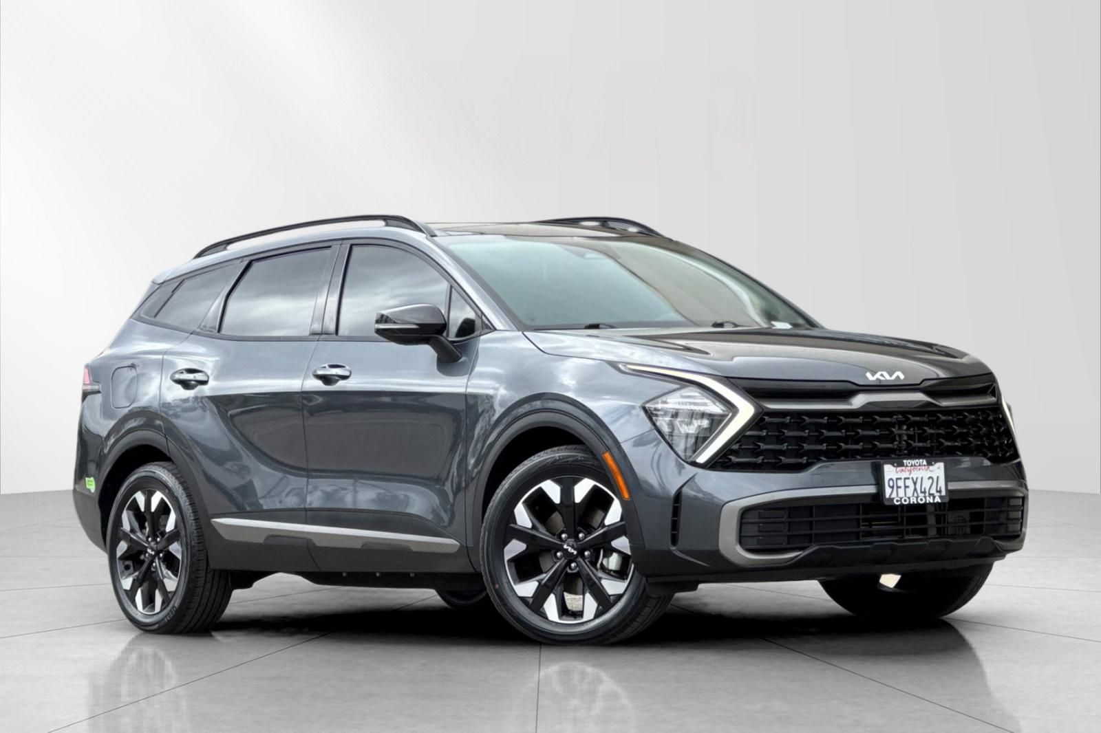 Gravity Gray 2023 Kia Sportage Hybrid Plug-In X-Line AWD SUV / Crossover All-Wheel Drive 6-Speed Automatic