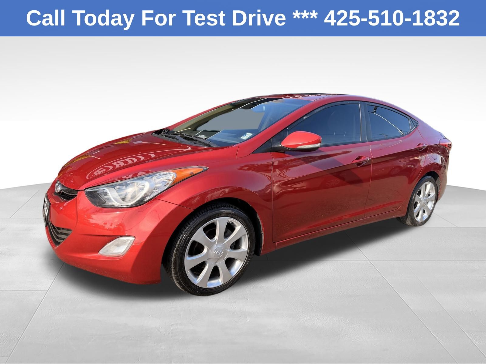 Red Allure 2012 Hyundai Elantra Sedan Front-Wheel Drive 6-Speed Automatic Overdrive