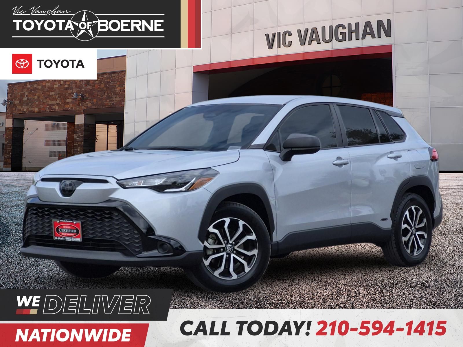 Silver 2024 Toyota Corolla Cross Hybrid SUV / Crossover All-Wheel Drive Continuously Variable Transmission