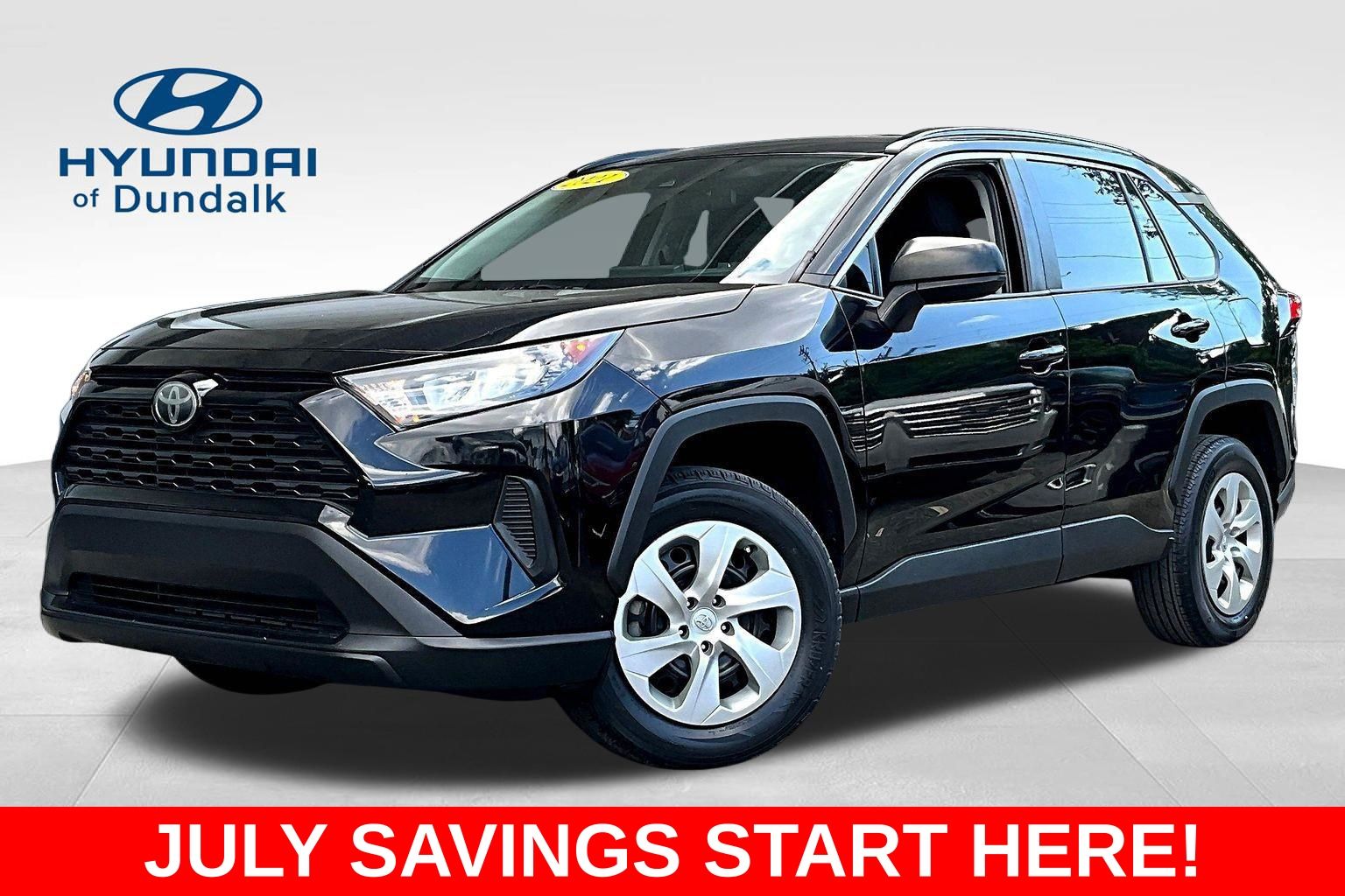 Midnight Black Metallic 2021 Toyota RAV4 SUV / Crossover Front-Wheel Drive 8-Speed Automatic