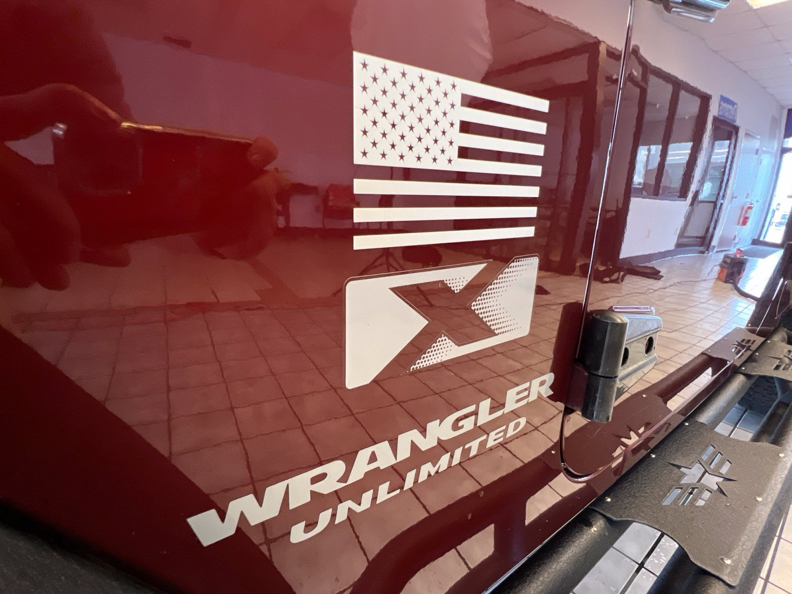 Used 2007 Red Rock Crystal Pearlcoat Jeep Unlimited X image 22