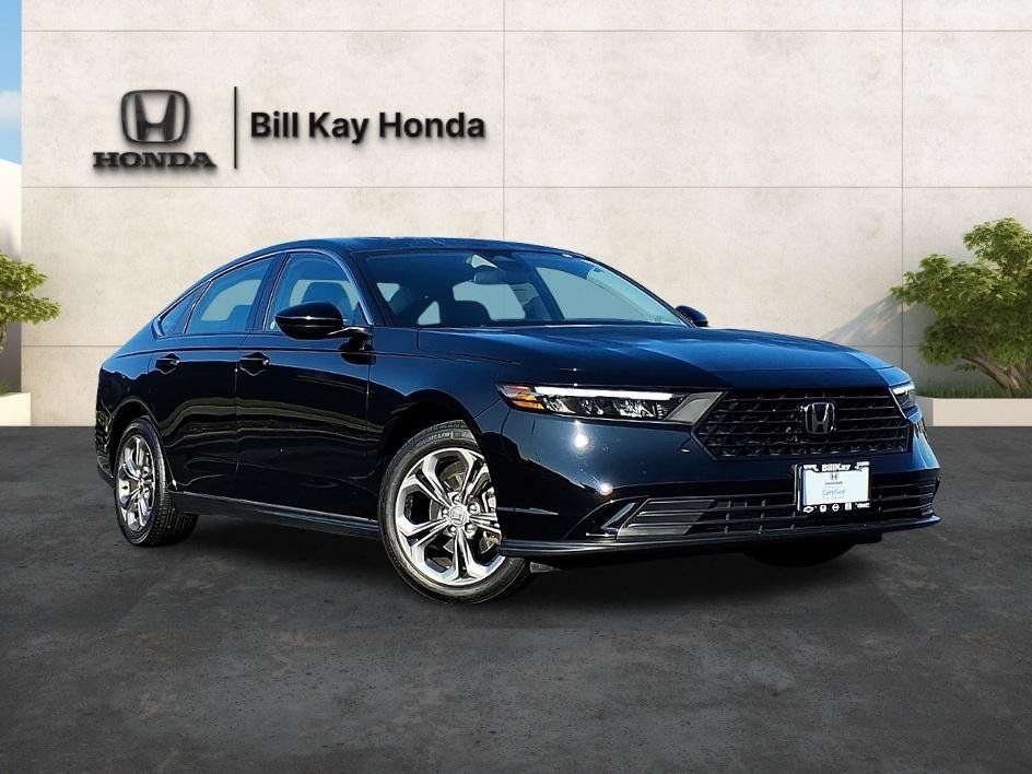 Crystal Black Pearl 2024 Honda Accord Sedan Front-Wheel Drive Continuously Variable Transmission