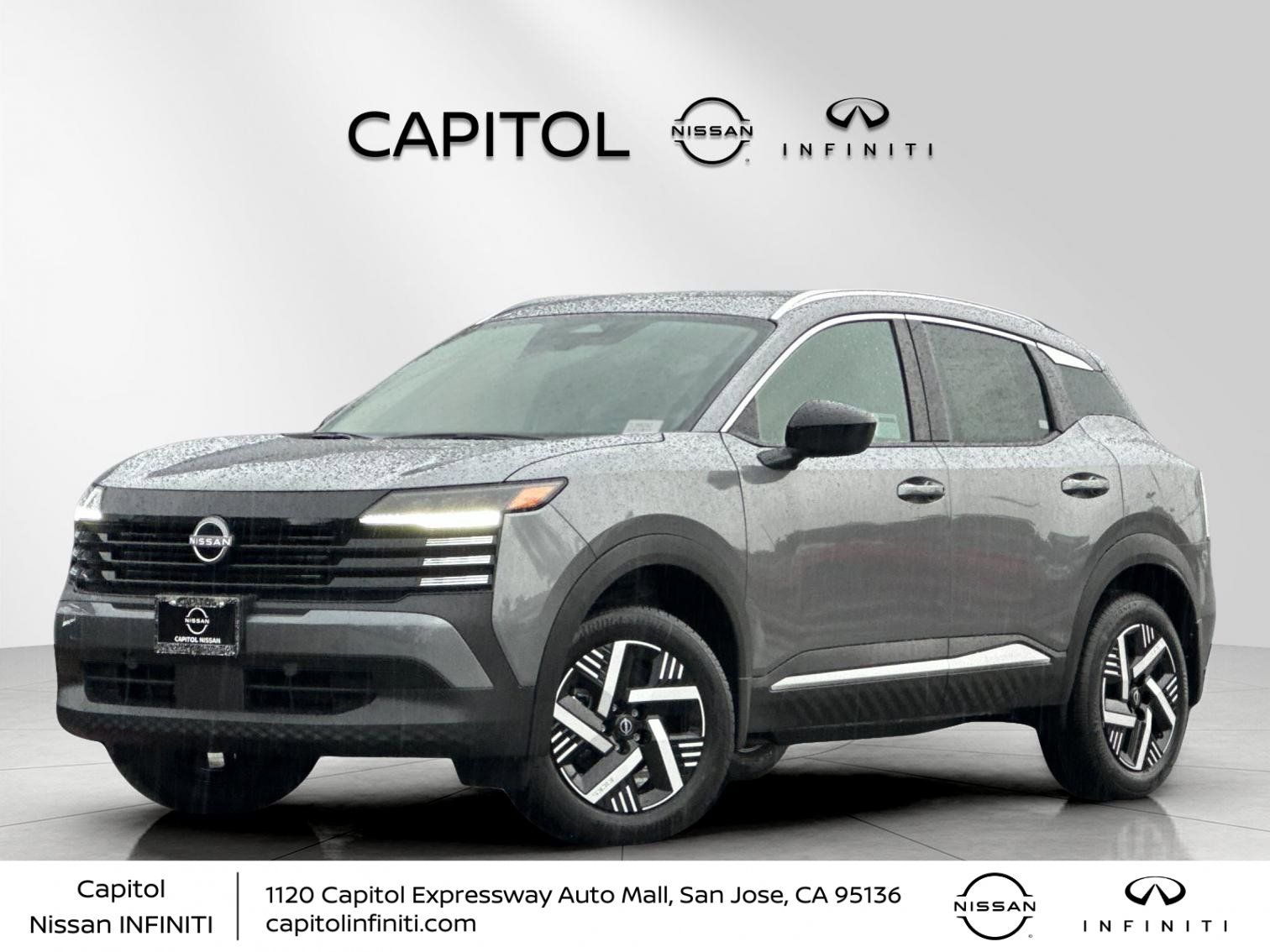 Gray (Gun Metallic) 2026 Nissan Kicks SV FWD SUV / Crossover Front-Wheel Drive Continuously Variable Transmission