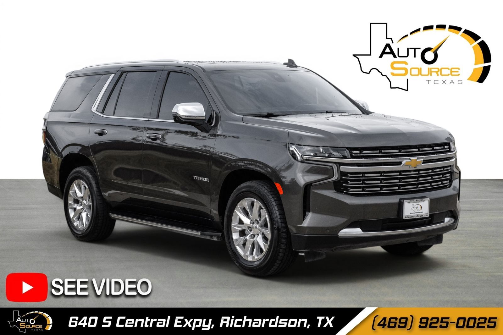 Graywood Metallic 2021 Chevrolet Tahoe SUV / Crossover 4X2
